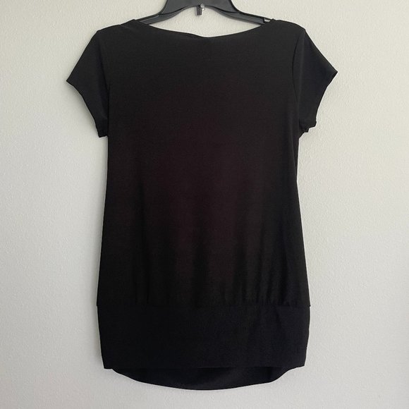 NWT Jason Maxwell Black & White Classic Blouse - Picture 3 of 9